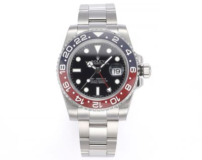 ROLEX GMT-Master II Replica 904L Steel 3186 Movement Black Watch
